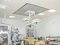 Gazi Hospital surgery room hygienic walls